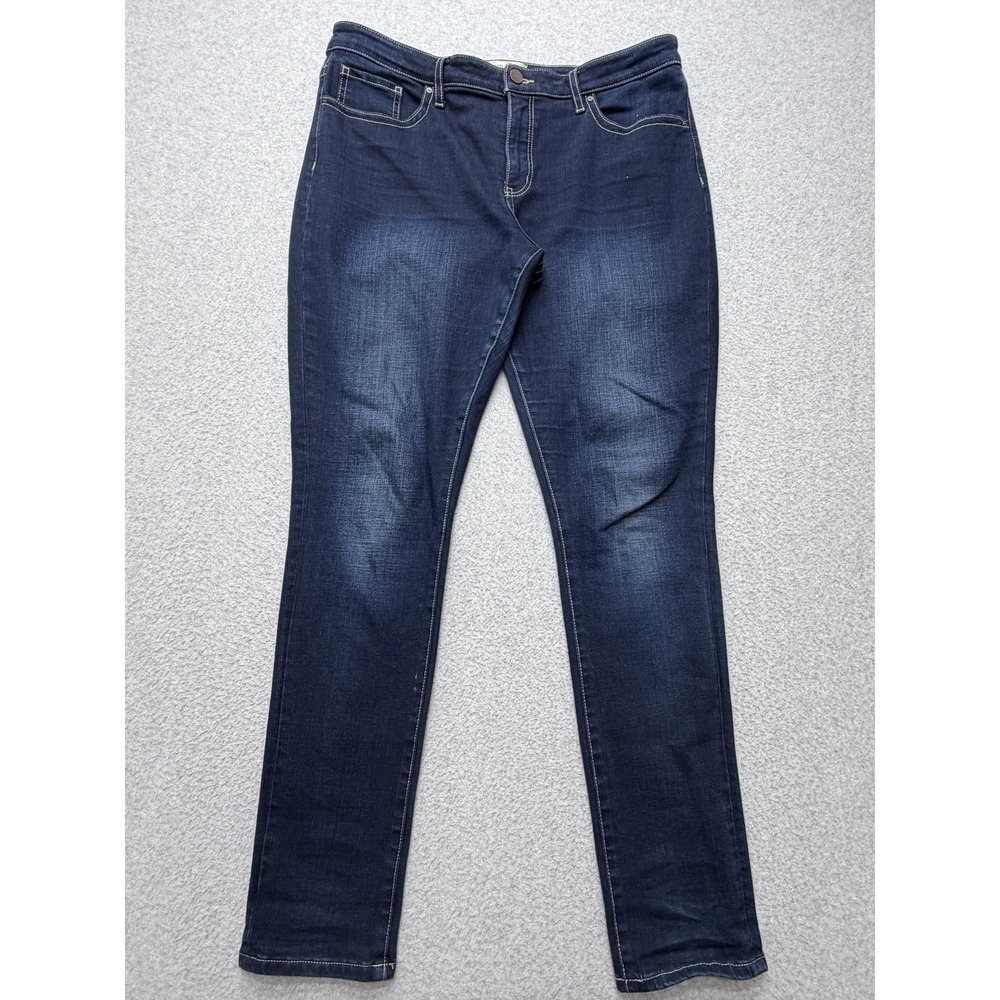 BKE Patty Jeans Womens 32x31.5 Blue Mid Rise Skinny Dark Wash Stretch‎ Denim